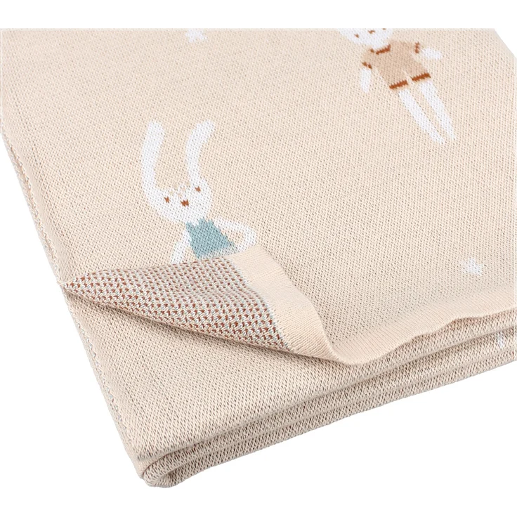 Kidzroom Babydecke 100x80 cm – Kuscheldecke aus Baumwolle mit Sweet Snuggles – Bild 3