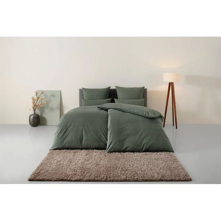 OTTO home Bettwäsche Melli, Linon, 2 teilig, Bettwäsche aus Baumwolle, Leinen-Look in Melange-Optik – Bild 5