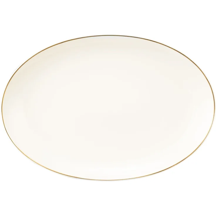 Seltmann Weiden Savona Servierplatte 35,1x24,2 cm Goldlinie