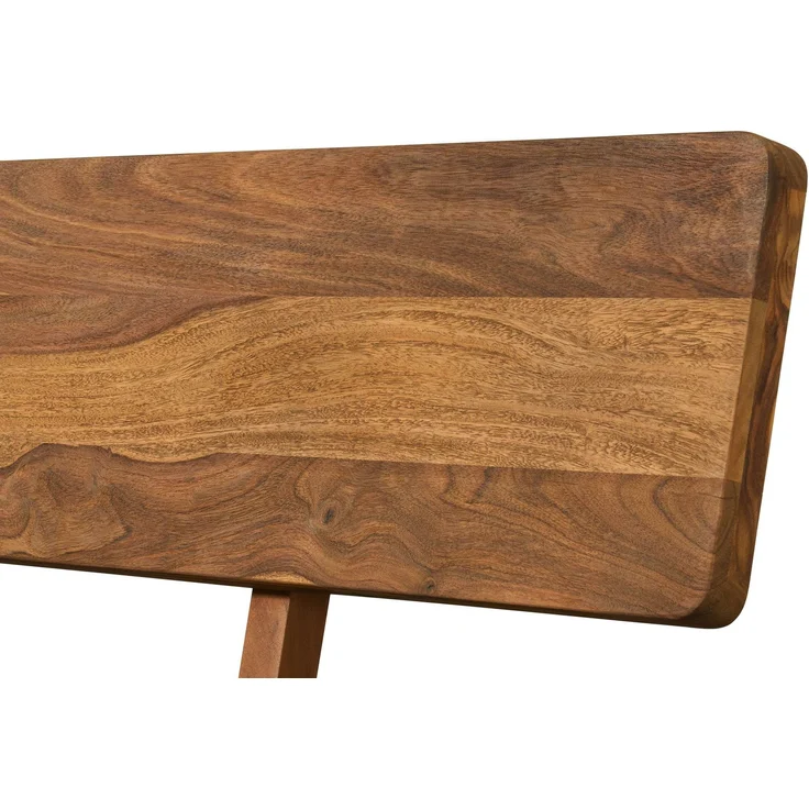 Bett mit Schublade Sheesham 180x200x80 natur sandgestrahlt lackiert MALMÖ 2 #235 – Bild 3