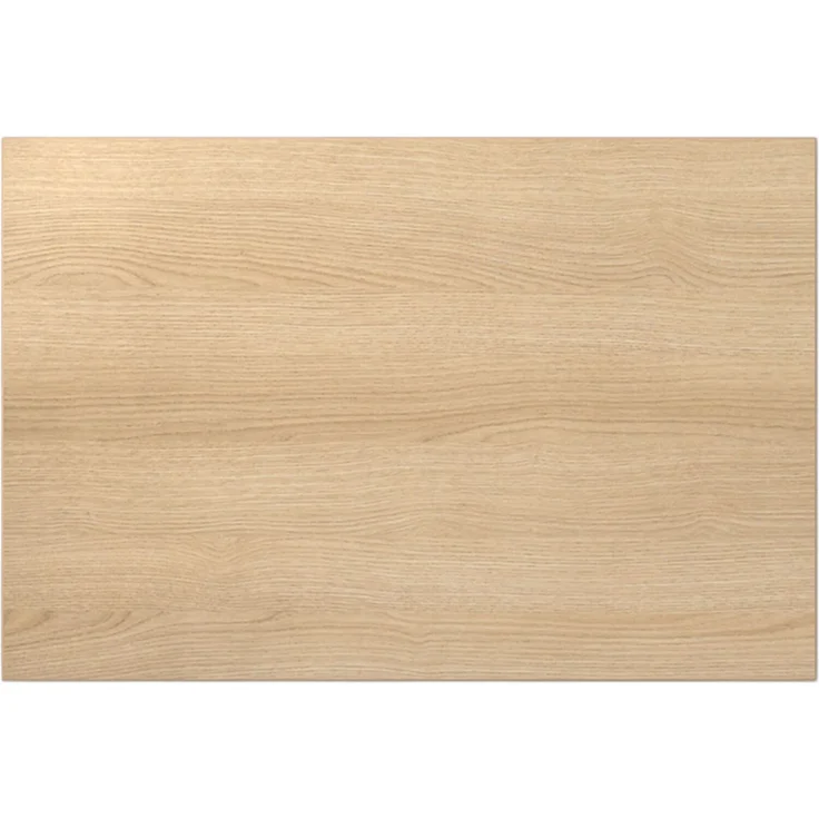 bümö Tischplatte 120x80 cm in Eiche, Schreibtischplatte aus Holz, Holzplatte, Spanplatte kratzfest beschichtet, ABS-Kante, 120 kg Tragkraft für DIY Homeoffice Schreibtisch & mehr, PL-12-E