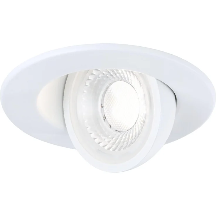 Paulmann LED-Einbauleuchte Zina 5/8 W Ø 9 cm dimmbar weiß matt – Bild 16