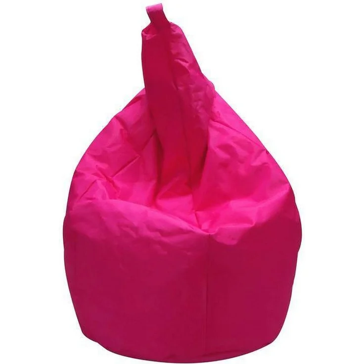 Dmora Pouf Angillina, Mehrzwecksessel, Sitzsack, Hockerhocker, Made in Italy, 80x80 h120 cm, Fuchsia – Bild 1