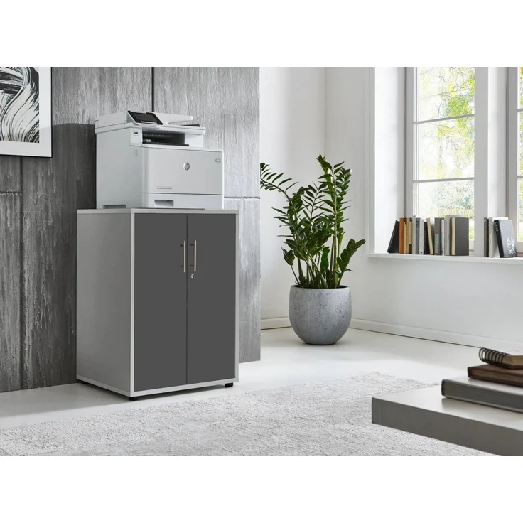 BMG Möbel Aktenschrank Druckerschrank Office Edition (geeignet für 3D Drucker und Office Drucker) Höhe 74 cm, optimale Ergänzung zu Schreibtischen – Bild 2