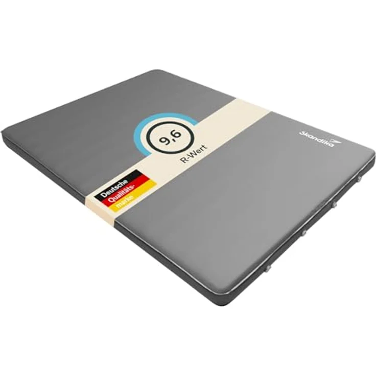 Skandika Luftmatratze Easy 3D Premium Double, Isomatte, Auto Matratze 10 cm dick, faltbar, (10 cm dick, faltbar, in nur ca. 2 Minuten einsatzbereit, Tragetasche), leicht, selbstfüllender Schaumstoff, belastbar bis 150 kg, R-Wert 9,6 – Bild 2