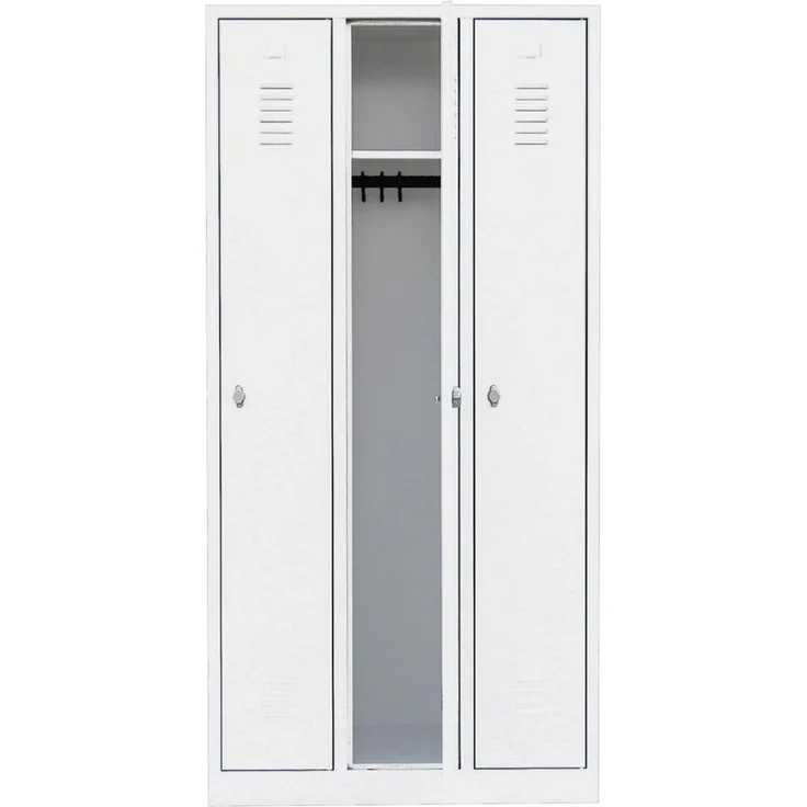 Steelboxx Spind für 3 Personen Kleiderspind Personalschrank 180x88,5x50cm (1-St) Komplett verschweißt und montiert- keine Montage erforderlich – Bild 5