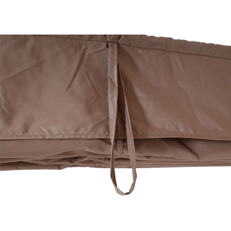 Mendler 'HWC-L42' Pergola, stabiles 7cm-Metall-Gestell taupe / braun, 3x3 m – Bild 5