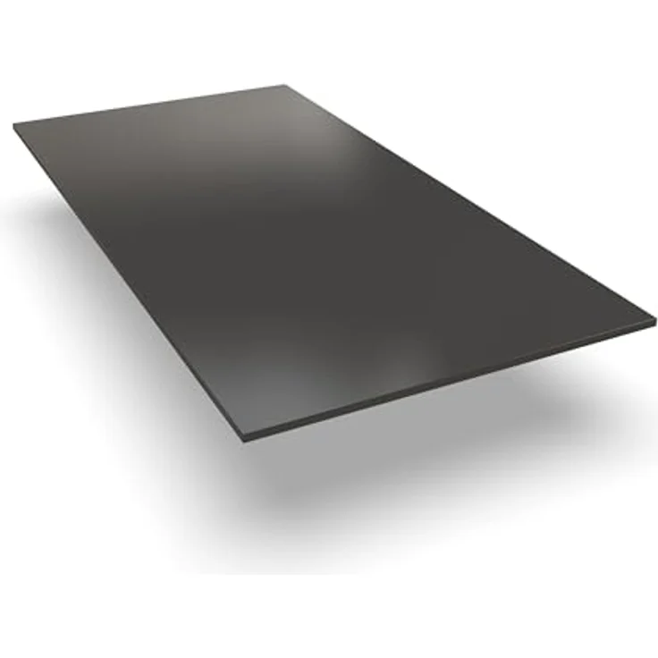 AUPROTEC Tischplatte 28mm Anthrazit 180x70 cm I Spanplatte mit 1mm ABS Kante & PU-Verleimung I melaminharzbeschichtet I elegant & wasserabweisend – Bild 3