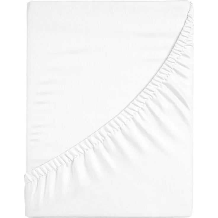 CASATEX Spannbettlaken Jersey-Elasthan, Jersey, Gummizug: rundum, (1 Stück), mit Elasthan