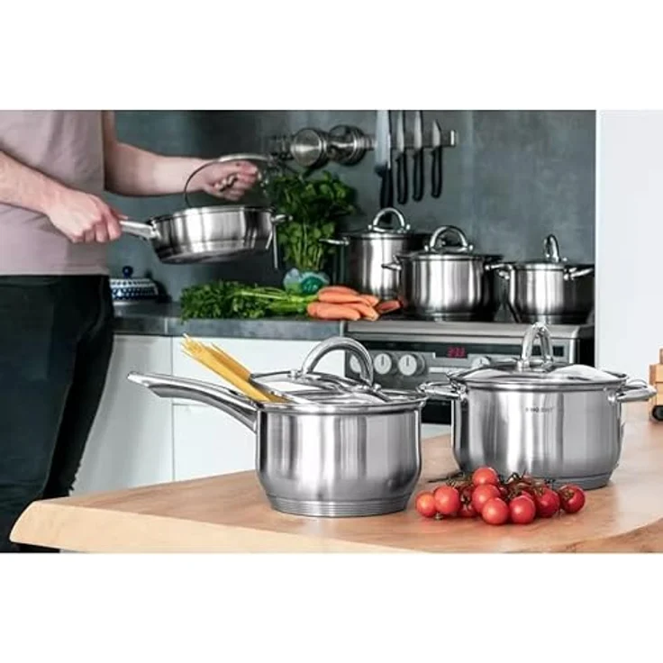 Kinghoff Kinghoff Set mit 3 Töpfen mit Deckel 12169 – Bild 3