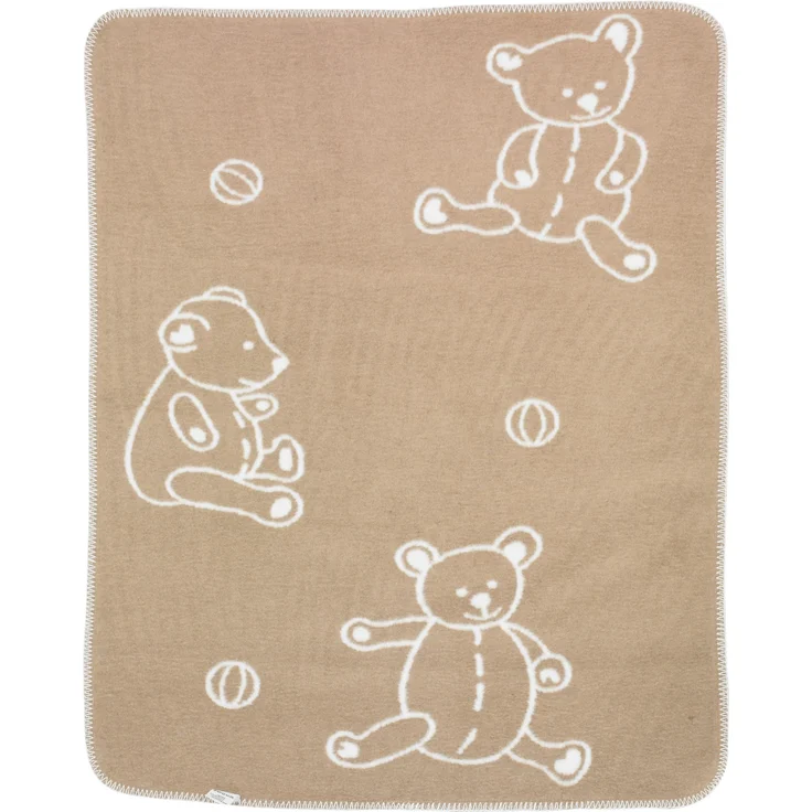 Alvi 931745146 Baumwolldecke "Teddy", beige