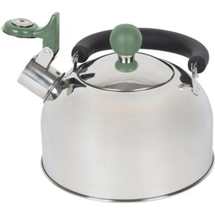 Bo-Camp Teekanne Camping Wasserkocher Trend 1 Flötenkessel, Teekessel Edelstahl 1,2 L – Bild 4