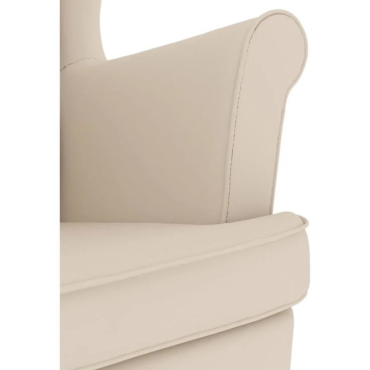 vidaXL Sessel Weiß 74x84x100 cm Leinen 4016907 – Bild 6