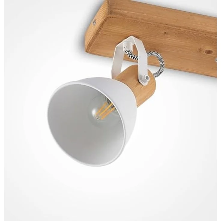 Lindby Deckenstrahler Merela, Holz IP20, 2 x 20 W – Bild 6