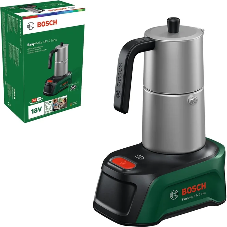 Bosch EasyMoka 18V-2 Inox 18V Akku-Kaffeemaschine