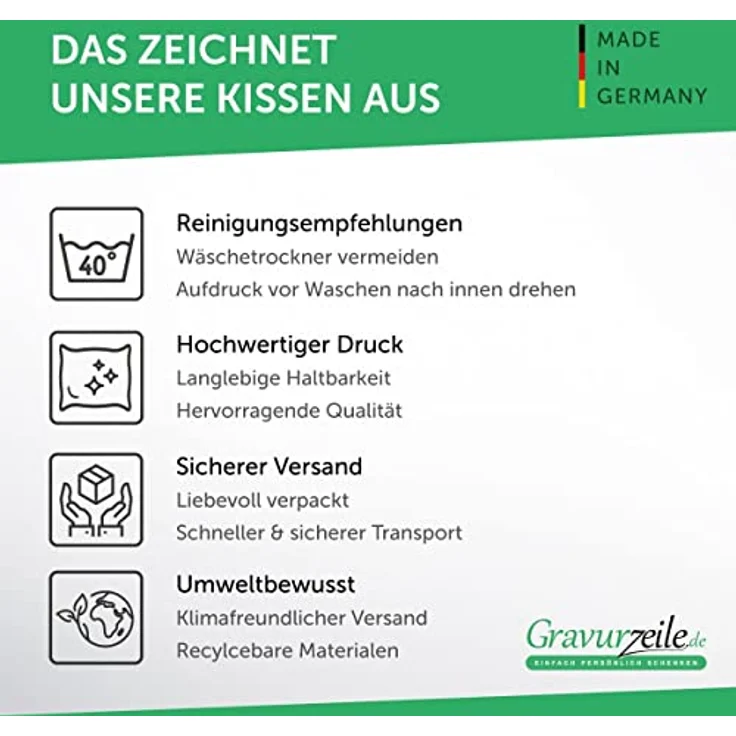 GRAVURZEILE Zierkissen mit Spruch - Ein Zocker altert nicht er levelt - Lustiges Geschenk -, starke Farben ohne verblassen, Maschinenwäsche geeignet - mit Füllung – Bild 8