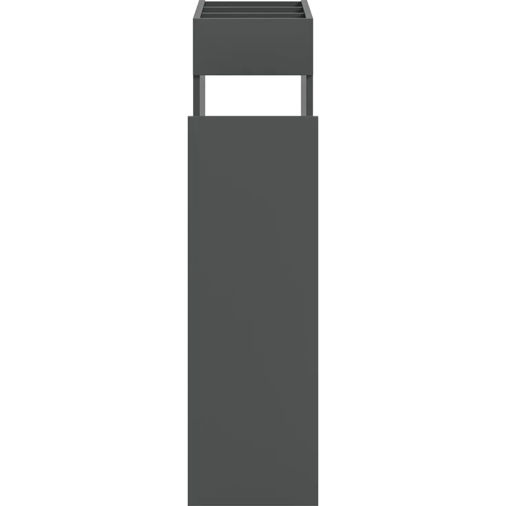 Anstellregal (B/H/T: 29x101x60 cm) in anthrazit Nachbildung – Bild 3