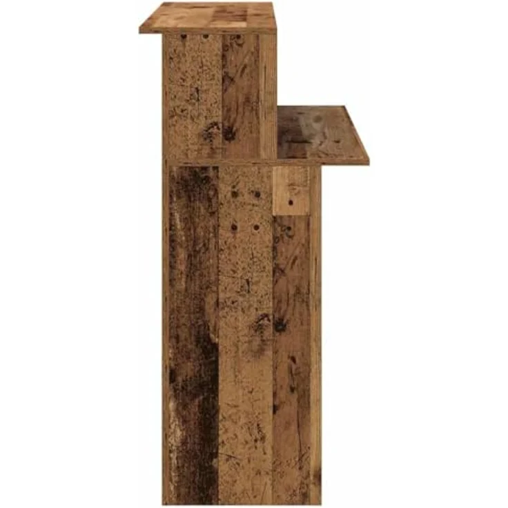 vidaXL Empfangstheke Altholz-Optik 100x50x103,5 cm Holzwerkstoff 859031 – Bild 6
