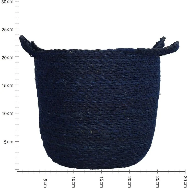 Pflanzgefäß COUNTRY BHT 25x24x25 cm blau – Bild 5