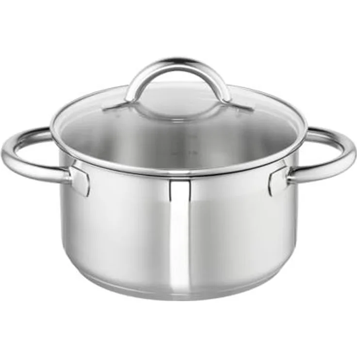 Schulte Ufer Loop Fleischtopf silber 20 cm