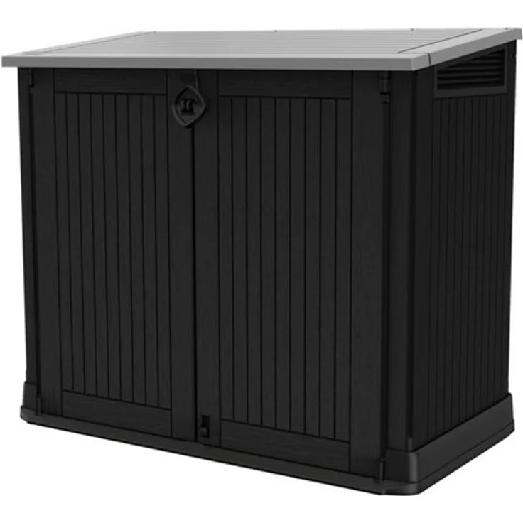 Keter Mülltonnenbox Keter 17210428 Store It Out MIDI 880 Liter Universalbox für Mülltonnen – Bild 2