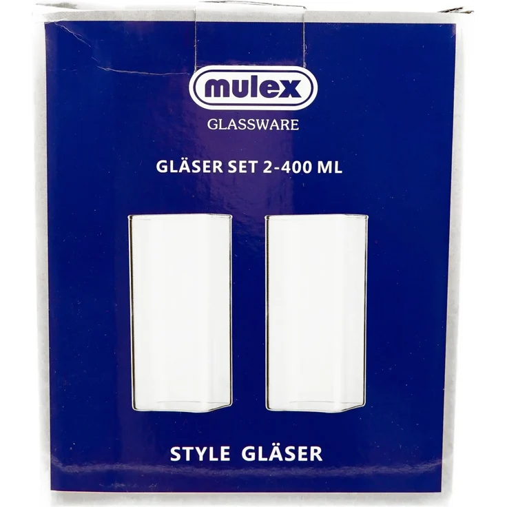 Mulex Glas 8-Teilig Quadratische Glas Japanische Getränkebecher Borosilikatglas Cocktail, Borosilikatglas, Hitzebeständig 400 ml – Bild 5