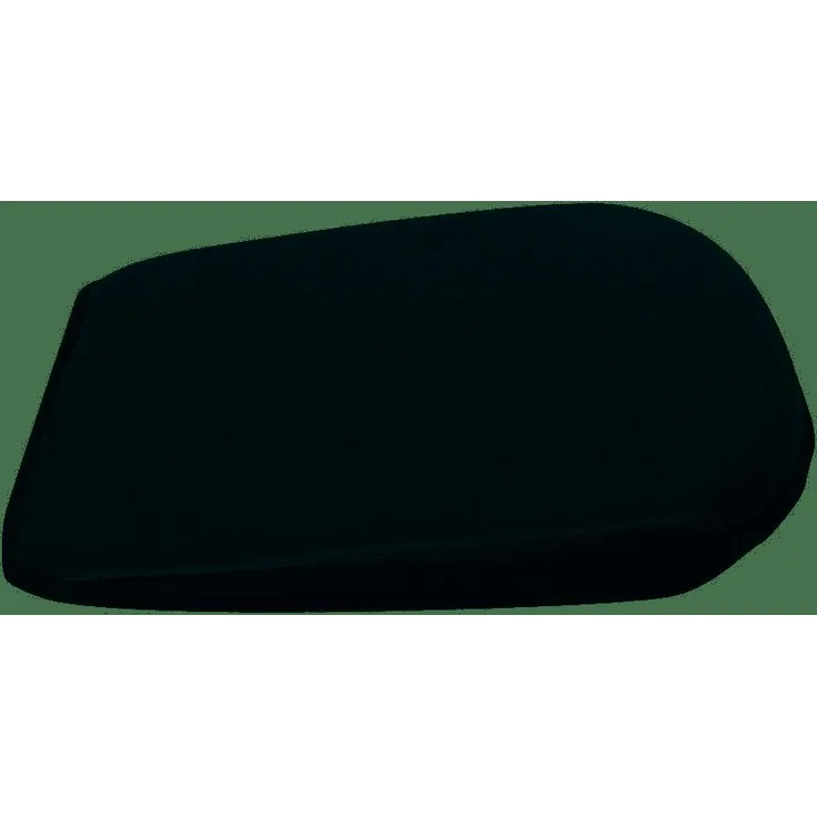 Carpoint Sitzkissen Luxe 40 x 40 cm schwarz