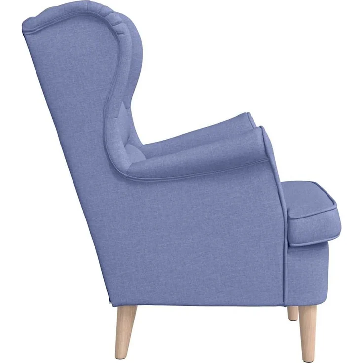 Sessel wohnzimmer, Relaxsessel Jeansblau 74 x 84 x 100 cm Stoff – Bild 5