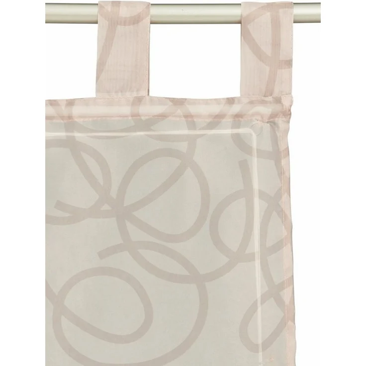 OTTO home Raffrollo Tanaro, mit Schlaufen, halbtransparent, Voile, Polyester, einseitig mit Schlingen-Motiv – Bild 2