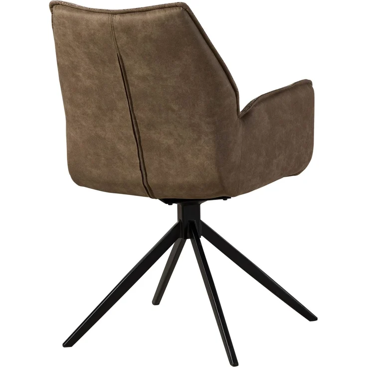 Drehstuhl 61x61x89 braun / braun HENRI #100 – Bild 12