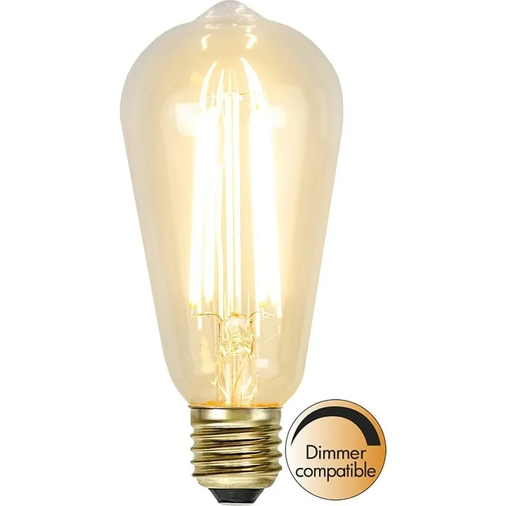 LED-Leuchtmittel ,Soft Glow', Edison-Form, E27, 3,6W, 320lm, warmweiß – Bild 3