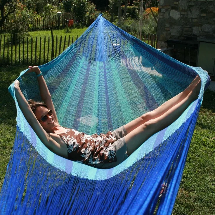 MacaMex Family Hängematte Caribe plus blau MA-00247