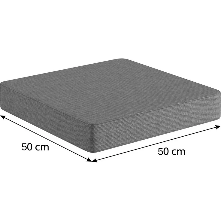 sunnypillow Bankauflage Bankkissen mit abnehmbarem Bezug, Auflage für Gartenbank 50 x 50 x 5cm – Bild 3
