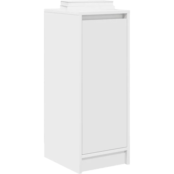 vidaXL Schuhschrank Weiß 29,5x34x76 cm Holzwerkstoff 861859 – Bild 3