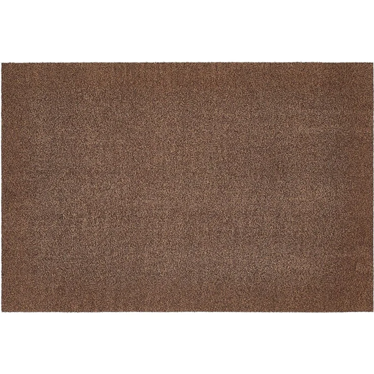 andiamo Fußmatte Samson – waschbare Fussmatte innen – rutschfeste und saugfähige Schmutzfangmatte aus Baumwolle – pflegeleichte Türmatte 60x100 cm cm, Braun
