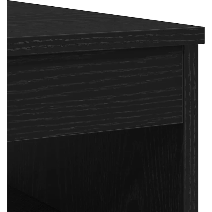 vidaXL Schubladenschrank Schwarz Eichen-Optik 40x50x76cm Holzwerkstoff 862009 – Bild 8