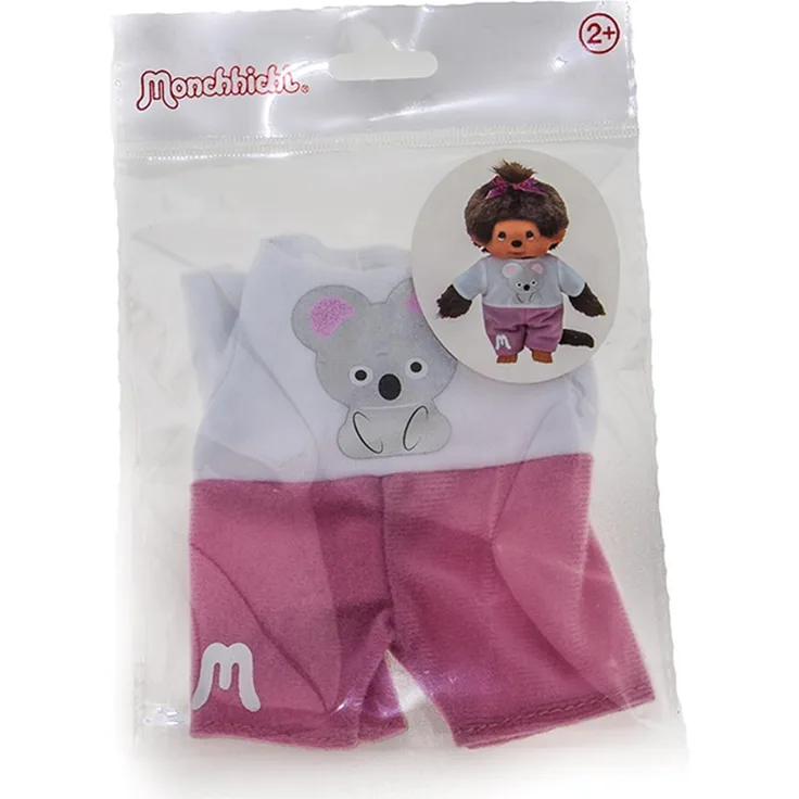 Monchhichi Kleidung für Standard Monchichi 20 cm - Verschiedene Designs (Koala Shirt)
