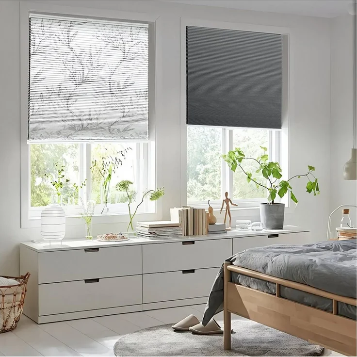 Sekey Wabenplissee Wabenplissee ohne Bohren Plissee 100% verdunkelnd Verdunkelung Rollo, verdunkelnd, Klemmfix, Doppelseitige Schiene, Zweiseitig wählbar – Bild 5