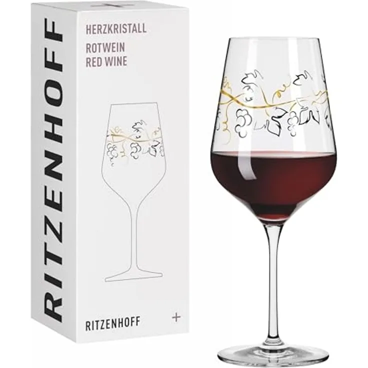 Ritzenhoff 3001012 Rotweinglas #12 HERZKRISTALL V. Rea 2025