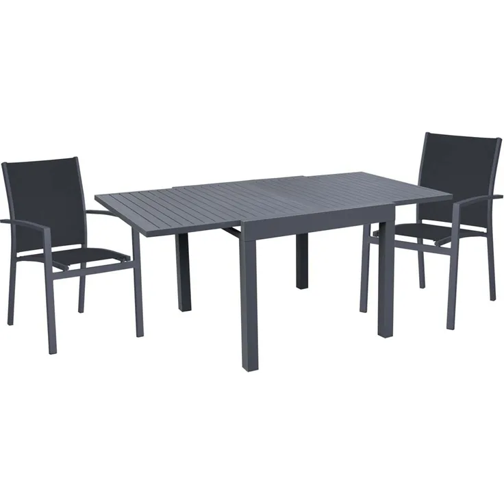 3-Teilige Tischgruppe, ALU,