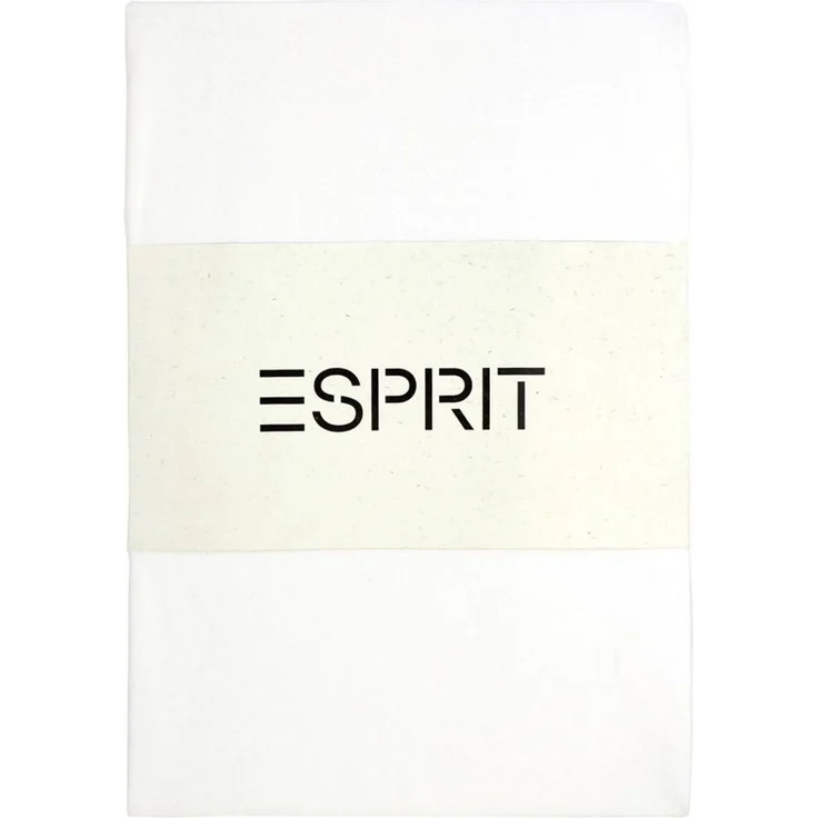 Esprit Spannbettlaken PREMIUM Spannbettlaken, 95% Baumwolle, 5% Elasthan, Gummizug: rundum, (2 Stück), 100 x 200 cm - 2er Set in Weiss – Bild 1