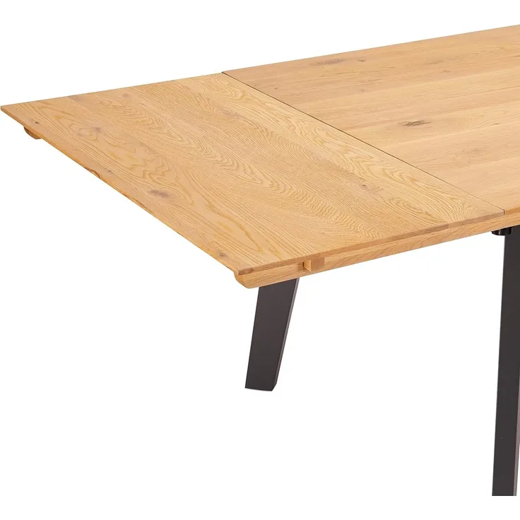 Ibbe Design Ansteckplatte Tischplatte für Sentosa Ausziehbar Esstisch Natur Geölt Massiv Eiche Holz Esszimmer Tisch, 100 x 500 x 5 cm