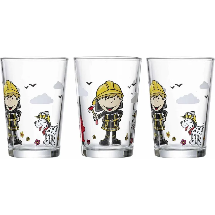 Ritzenhoff & Breker 1x FEUERWEHRMANN BERNIE Kinderbecher Set 3-teilig