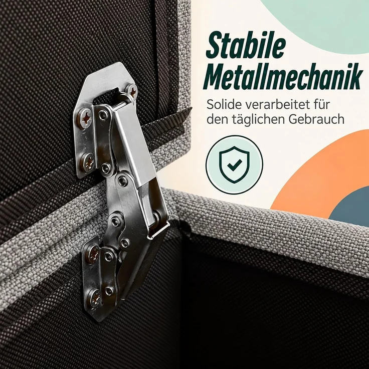 Relaxdays Fußhocker mit Stauraum – Bild 8