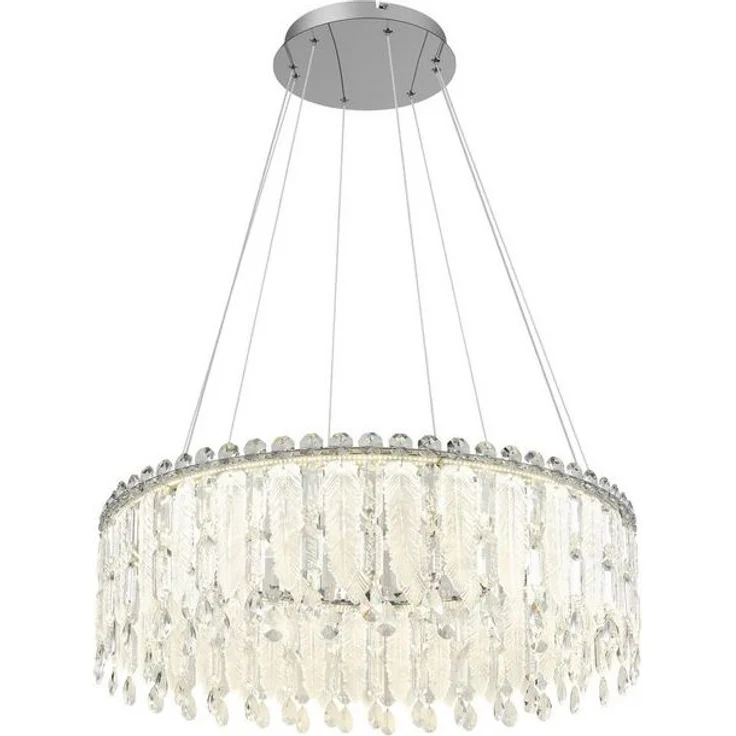 GLOBO LIGHTING Hängeleuchte KLUNKA, Dimmfunktion, Memoryfunktion, Nachtlichtfunktion, mehrere Helligkeitsstufen, LED fest integriert, warmweiß - kaltweiß, Hängelampe Esszimmer-Leuchte Esstischleuchte Wohnzimmer – Bild 4