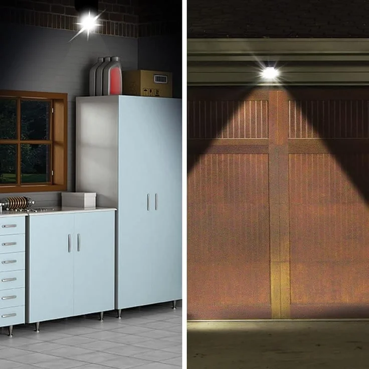 MediaShop Außen-Wandleuchte Panta Safe Light, LED fest integriert, Kaltweiß, 360 Grad drehbar, wetterbeständig, extrem Hell, Bewegungssensor – Bild 2