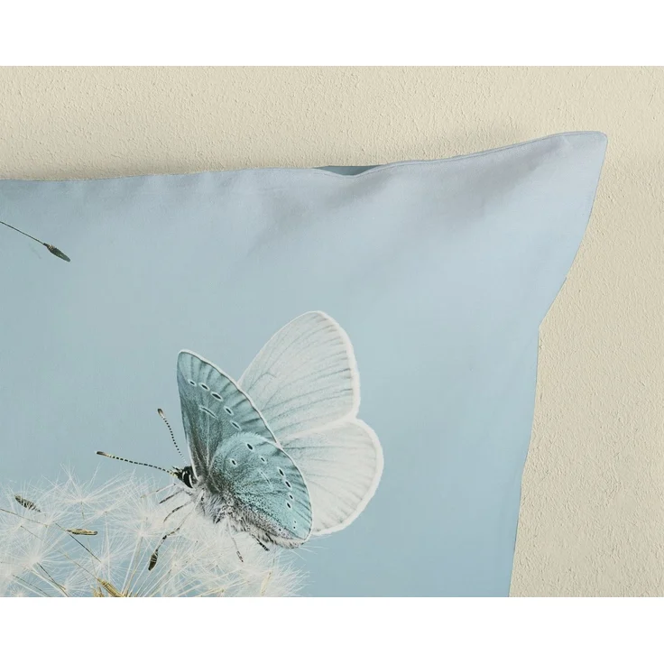 good morning Wendebettwäsche Papillon, Renforcé, 2 teilig, 100% Baumwolle, Renforcé, Reißverschluss, Wendeoptik, Löwenzahn – Bild 4