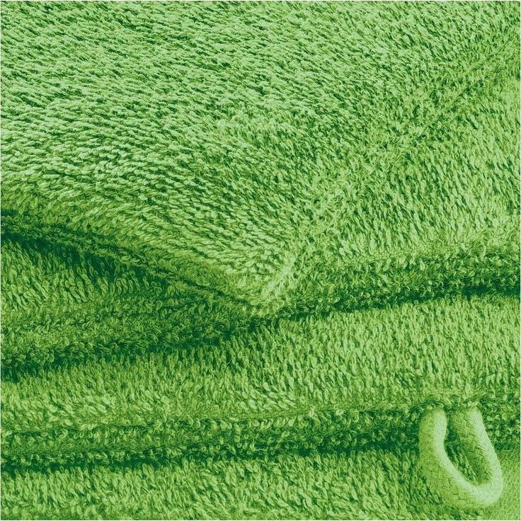 Erwin Müller Waschhandschuh Waschhandschuh "Ludwigsburg" 4er-Pack, Frottier, Walk-Frottier Uni – Bild 3