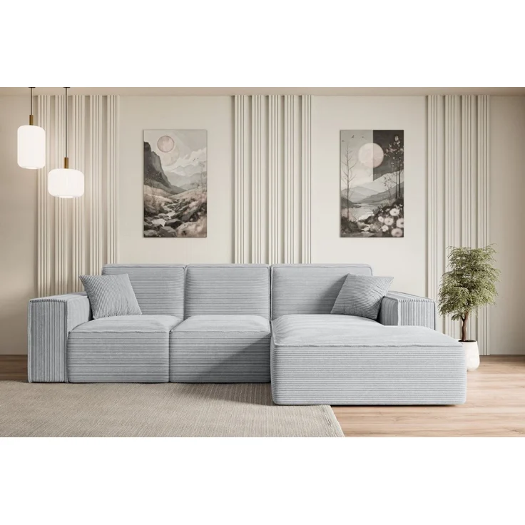 ALTDECOR Ecksofa SERRA-L, Sofa Praktische Bequeme Funktionsecke Couch L-Form Eckcouch, Corner Sofa U-Form Vielseitige Sofa Wohnlandschaft Wohnzimmer – Bild 1