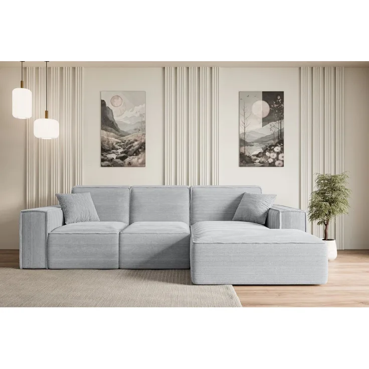 ALTDECOR Ecksofa SERRA-L, Sofa Praktische Bequeme Funktionsecke Couch L-Form Eckcouch, Corner Sofa U-Form Vielseitige Sofa Wohnlandschaft Wohnzimmer